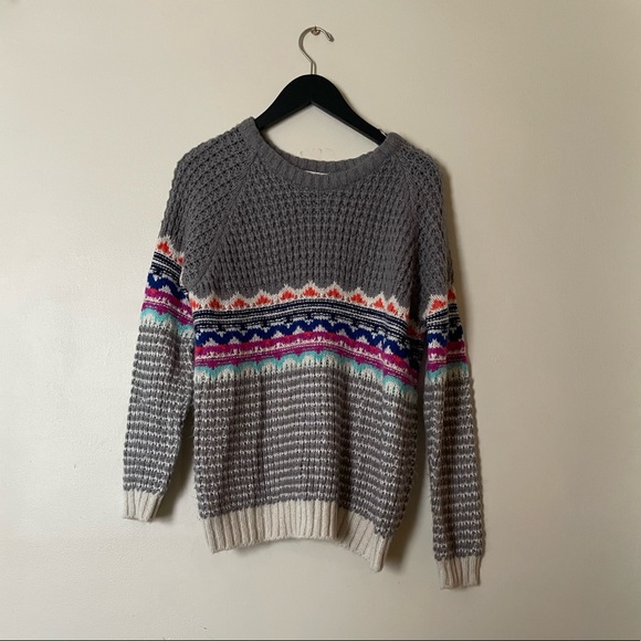 Coincidence & Chance (UO) Colorful Oversized Sweater - Picture 1 of 2